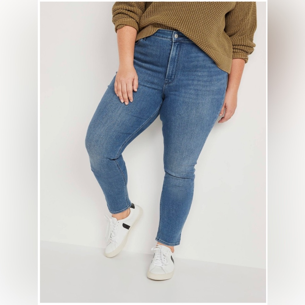 Old Navy High Rise Super Skinny Jeans Size 16 Short